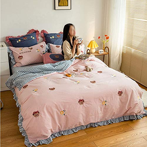 Amazon｜100% ピュア コットン ベッドルーム 4 ピース 厚い